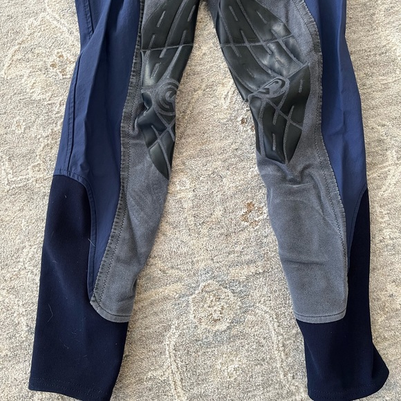 Anky Equestrian Full-Seat Dressage Riding Breeches 24 Long Navy - Picture 2 of 7